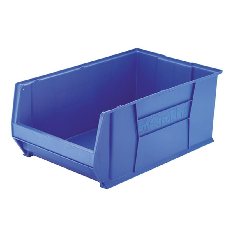 Akro-Mils Super Size Storage Bin, Stackable, 18 1/2&quot;x29 1/4&quot;x12&quot;, BE (AKM30290B)