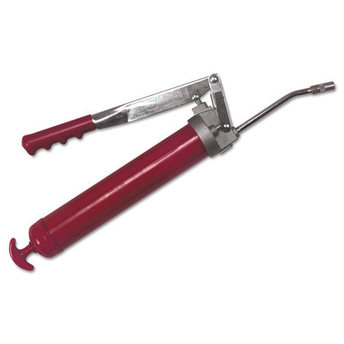 Alemite Professional Lever Grease Gun, 16 oz, 10000 psi, Hose/Coupler, Grease (025-500-E) Each
