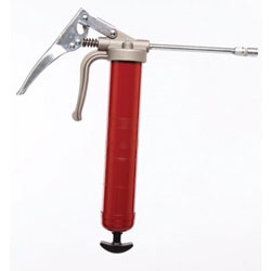 Alemite Professional Pistol Grip Grease Gun, 16 oz, 7500 psi, Rigid Extension/Coupler (025-555) Each