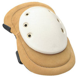 Allegro Welding Knee Pad, Elastic Strap/Quick-Release Buckle, Tan/White (037-6991-01Q) 1 Pair