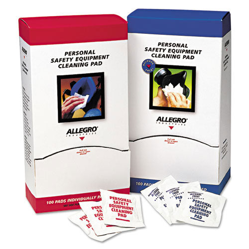 Allegro Respirator Cleaning Pads, 5 in x 8 in, White (037-1001) 1 Box