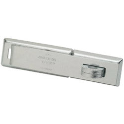 American Lock Straight Bar Hasp, 1-5/8 in W x 7-1/4 in L, Silver (045-A825) Each