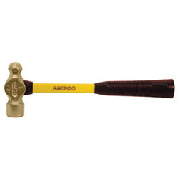 Ampco Safety Tools Engineers Ball Peen Hammers, 1 lb, 14 in L (065-H-2FG) Each
