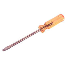 Ampco Safety Tools Standard Tip Screwdriver, 5/16 in, 10-1/8 in Overall L (065-S-49) Each