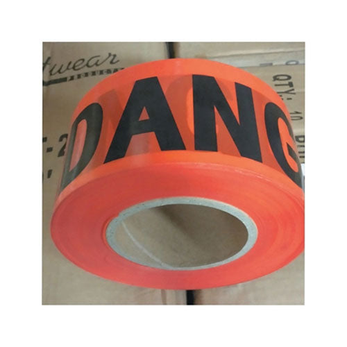 Anchor Brand® Economy Barrier Tape, 3 in x 1,000 ft, Red, Danger (101-R10003) Each