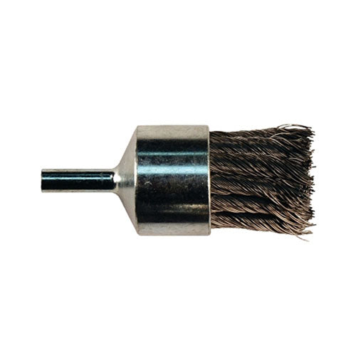 Anchor Brand® Knot Wire End Brush, Carbon Steel, 3/4 in x 0.20 in, Stem Mounted (102-BW-208) Each