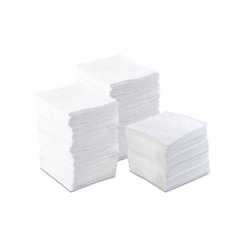Anchor Brand® Oil-Only Sorbent Pad, Lightweight, Absorbs 17 gal, 15 in x 17 in, 100 Sheets (103-AB-BPO500) Each