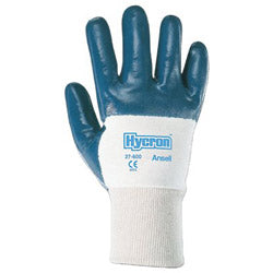 Ansell Hycron® Nitrile Coated Gloves, Size 9, Blue (012-27-600-9) 12 Pairs