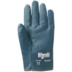 Ansell Hynit® Nitrile-Impregnated Gloves, Size 10, Blue (012-32-105-10) 12 Pairs