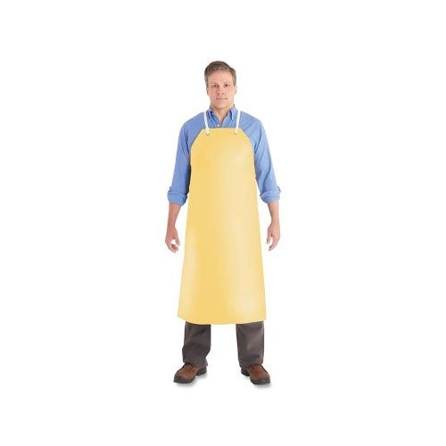 Ansell AlphaTec® Hycar Apron, 35 in x 45 in, Nitrile/Poly-Cotton, Yellow (012-56-510-35x45) Each