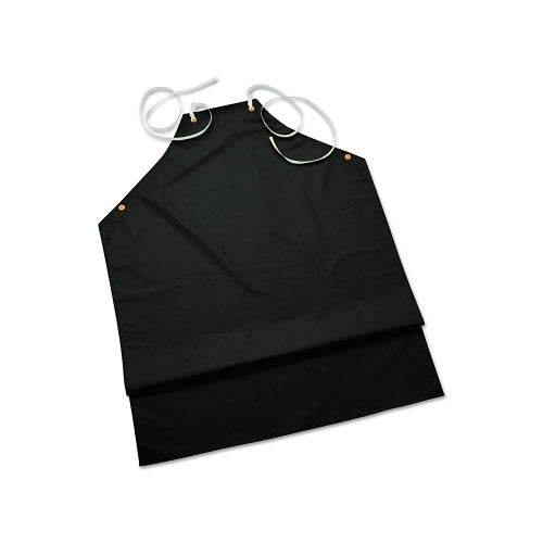 Ansell AlphaTec® Neoprene Apron, 45 in x 35 in, Nylon, Black (012-56-402) 12 EA / CA