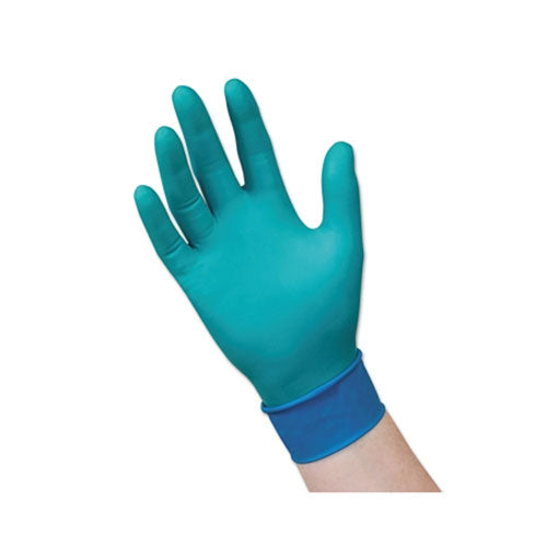 Ansell Chemical Resistant Nitrile/Neoprene Disposable Gloves, 7.8 mil Palm, Medium, Green (748-93-260-080) 1 DI