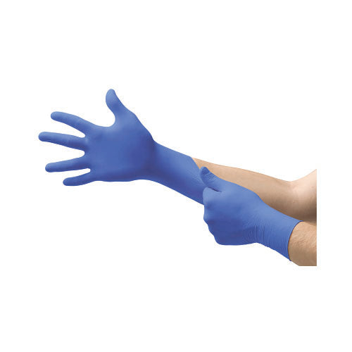 Ansell Cobalt® N19 Nitrile Powder-Free Disposable Gloves, Textured, 3.9 mil Palm/4.3 mil Finger, Small, Cobalt (748-N191) Each