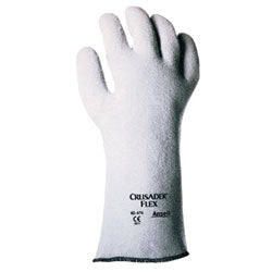 Ansell ActivArmr® 42-474 High Heat Gloves, Nitrile Coated, Non-Woven Felt, Light Gray Size 9 (012-42-474-9) 12 Pairs