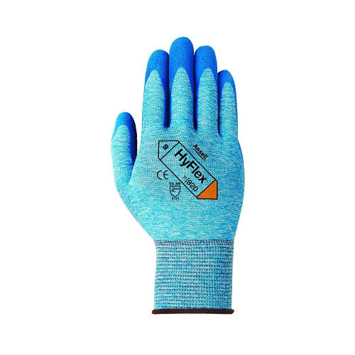 Ansell Hyflex Oil Repellent Gloves, 9, Blue (012-11-920-9) 1 Dozen