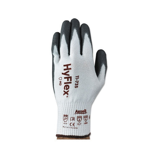 Ansell Lightweight Intercept Cut-Resistant Gloves, Size 7, White/Gray (012-11-735-7) 1 Dozen