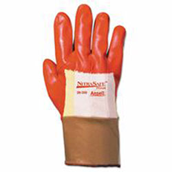Ansell 28-350 Heavy Duty Coated Gloves, Size 10, Orange (012-28-350-10) 1 Dozen