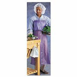 Ansell Vinyl Aprons, 33 in X 44 in, Vinyl, Blue (012-56-009-33X44) 1 Dozen