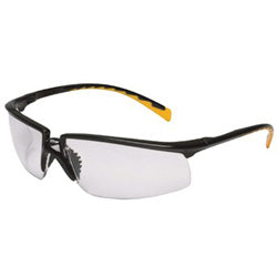 AO Safety Privo Safety Eyewear, Clear Lens, Polycarbonate, Anti-Fog, Black Frame (247-12261-00000-20) Case of 20