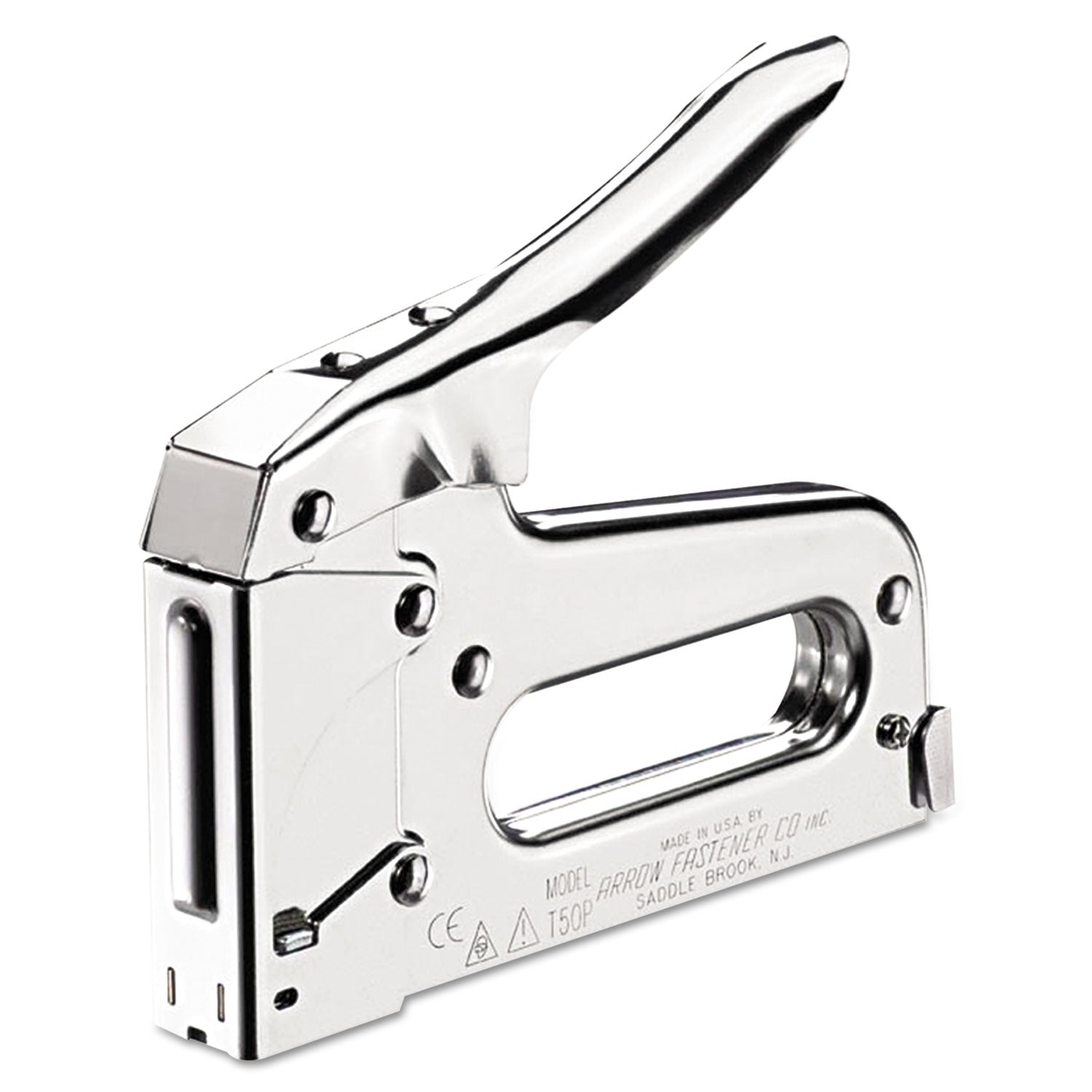 Staple Needle Arrow Fastener T50 Heavy-Duty Staple Gun, Chrome (091-T50) Each ...