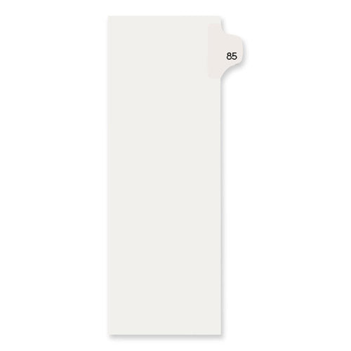 Avery&reg; Allstate Legal #85 Side Tab Dividers, White (AVE82283)