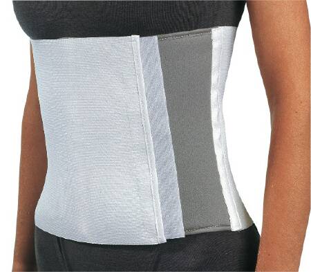 ProCare® Abdominal Binder One Size Fits Most Hook and Loop Closure 28 to 50 Inch Waist Circumference 10 Inch Height Adult (380041_EA) 1/EA