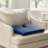 McKesson Coccyx Relief Seat Cushion 18 W X 14 L X 3 D Inch Foam (1103362_EA) 1/EA