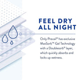 Prevail Air™ Overnight Unisex Adult Incontinence Brief Size 3 / X-Large Disposable Heavy Absorbency (1126352_CS) 60/CS