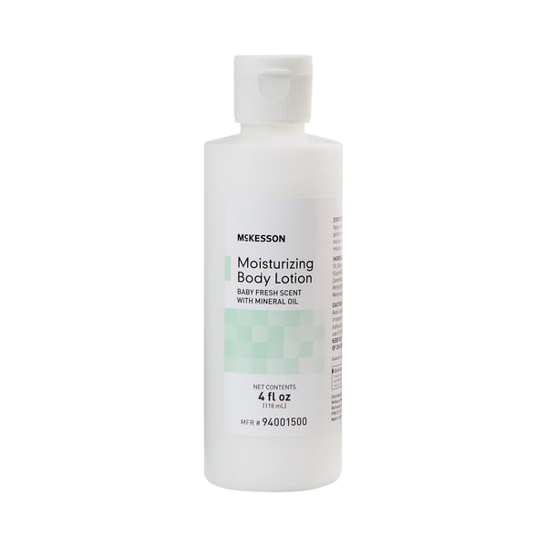 McKesson Hand and Body Moisturizer 4 oz. Bottle Baby Fresh Scent Lotion (747288_DZ) 12/DZ