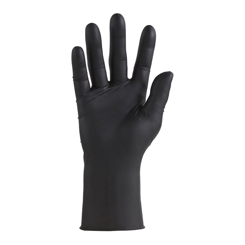 CareStock™ Exam Glove X-Large NonSterile Nitrile Standard Cuff Length Fully Textured Black Not Rated (1230895_BX) 230/BX