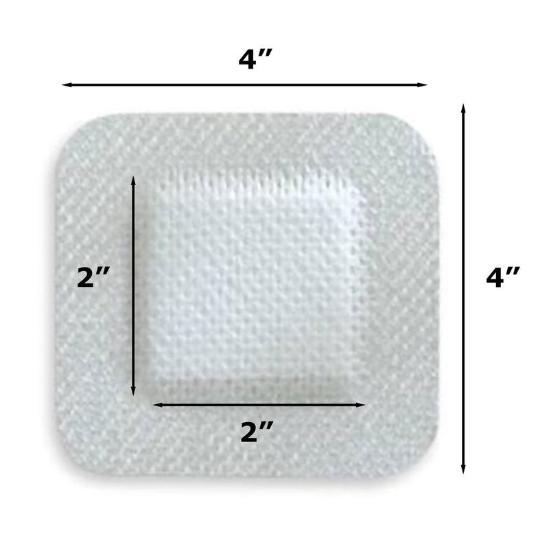 McKesson Island Dressing 4 X 4 Inch Square NonSterile (883053_EA) 1/EA