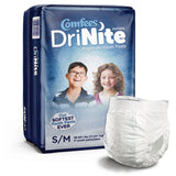 Comfees® DriNite® Juniors Unisex Youth Absorbent Underwear Pull On with Tear Away Seams Small / Medium Disposable Heavy Absorbency (1150965_CS) 68/CS