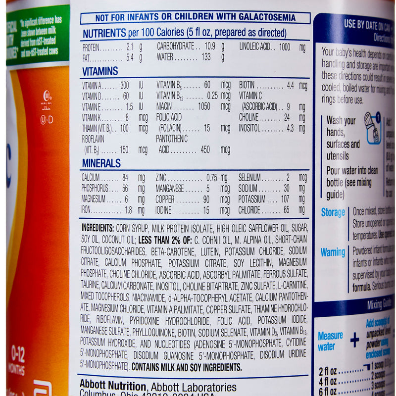Similac Sensitive® Infant Formula Unflavored 12.5 oz. Can Powder Iron Lactose Sensitivity (746700_EA) 1/EA