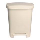 McKesson Trash Can 32 Quart / 8 gal. Beige Plastic Rectangular (1223711_EA) 1/EA