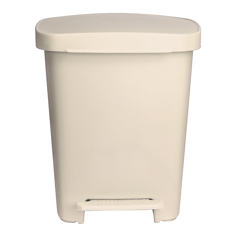 McKesson Trash Can 32 Quart / 8 gal. Beige Plastic Rectangular (1223711_EA) 1/EA