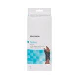 McKesson Wrist Brace with Abducted Thumb Aluminum / Foam / Spandex / Plastic Left Hand Black X-Small (1159137_EA) 1/EA