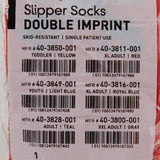 McKesson Terries™ Slipper Socks Unisex Adult X-Large Double Tread Single Patient Use Red (553042_PR) 1/PR