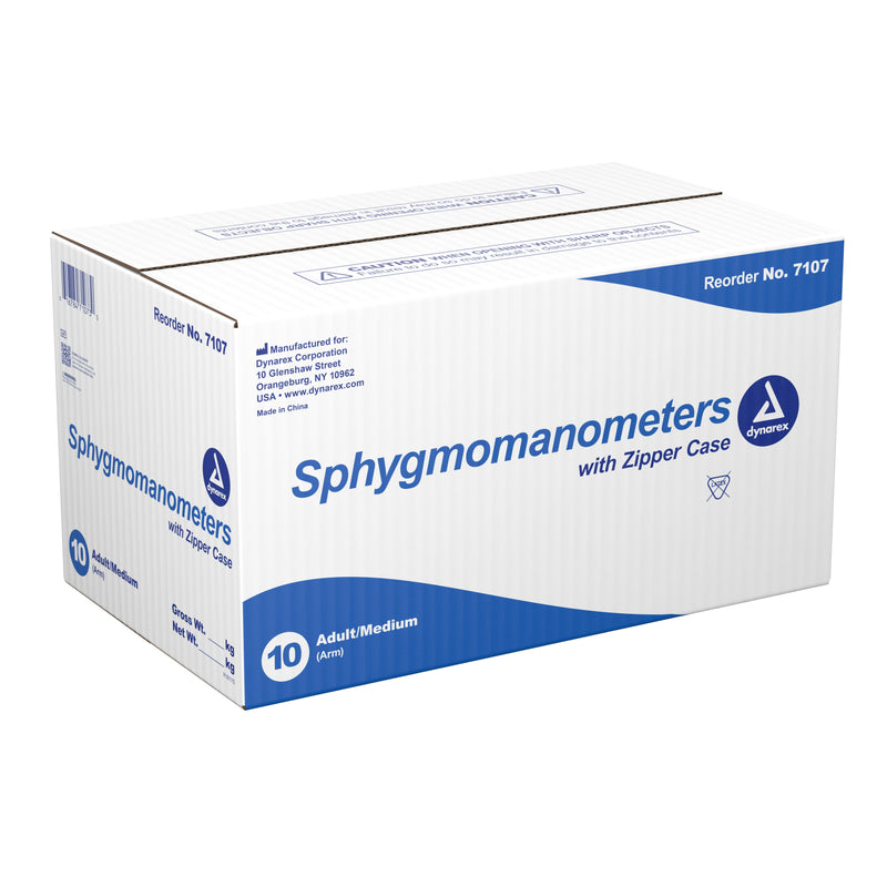 Dynarex® Aneroid Sphygmomanometer Unit Adult Cuff Nylon Cuff 19 - 27 cm Pocket Aneroid (827014_EA) 1/EA