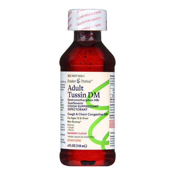 Foster & Thrive™ Cough and Chest Congestion 200 mg - 20 mg / 20 mL Strength Syrup 4 oz. (1238977_EA) 1/EA
