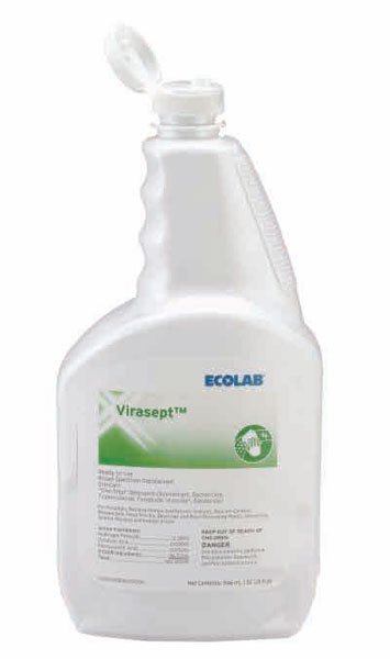 Virasept™ Surface Disinfectant Cleaner Peroxide Based Manual Squeeze Liquid 32 oz. Bottle Pungent Scent NonSterile (811894_EA) 1/EA