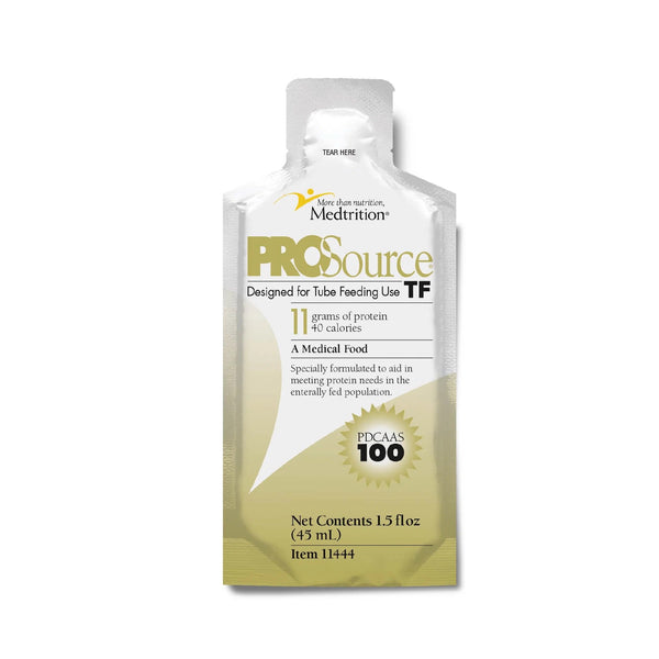 ProSource® TF Tube Feeding Formula Unflavored Liquid 45 mL Pouch (891032_CS) 100/CS
