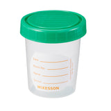McKesson Specimen Container 120 mL (4 oz.) Screw Cap NonSterile (911759_CS) 500/CS