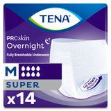 TENA ProSkin Overnight™ Super Unisex Adult Absorbent Underwear Pull On with Tear Away Seams Medium Disposable Heavy Absorbency (1053408_CS) 56/CS