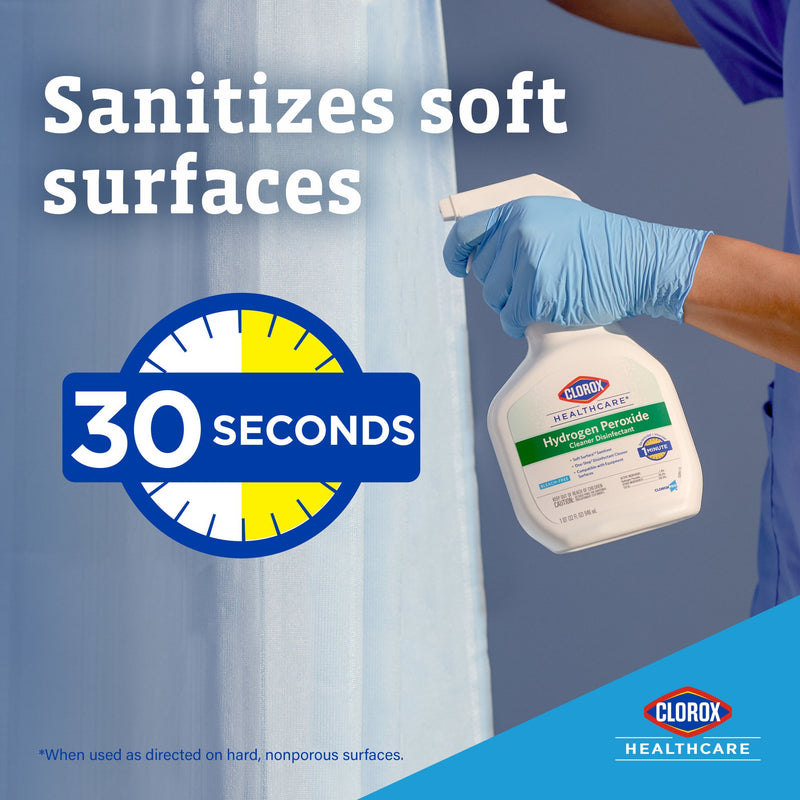 Clorox Healthcare® Surface Disinfectant Cleaner Refill Peroxide Based Manual Pour Liquid 1 gal. Jug Unscented NonSterile (914232_EA) 1/EA