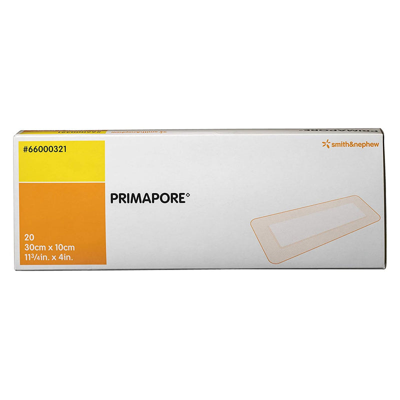 Primapore Island Dressing 4 X 11-3/4 Inch Rectangle Sterile Film Backing (364692_EA) 1/EA