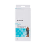 McKesson Wrist Brace with Abducted Thumb Aluminum / Foam / Spandex / Plastic Right Hand Black X-Large (1159144_EA) 1/EA