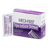 Medi-First® First Aid Antibiotic Bacitracin / Neomycin / Polymyxin B Ointment 0.5 Gram Individual Packet (337028_CS) 900/CS