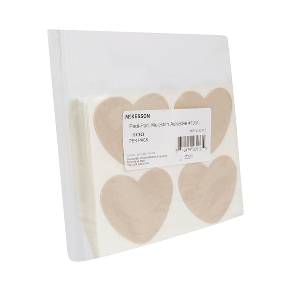 McKesson Pedi-Pad Protective Pad Size 103-C Adhesive Foot (1111090_PK) 100/PK