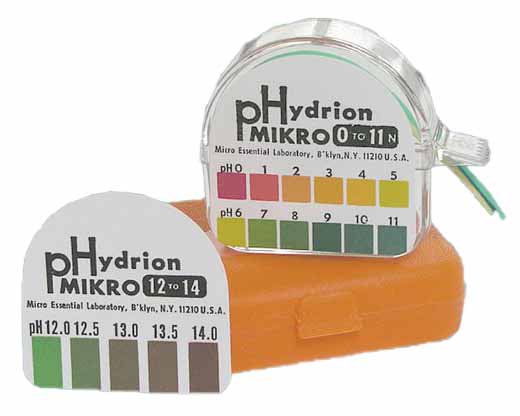 Hydrion® Mikro pH Paper in Dispenser 0 to 14.0 (1137828_EA) 1/EA