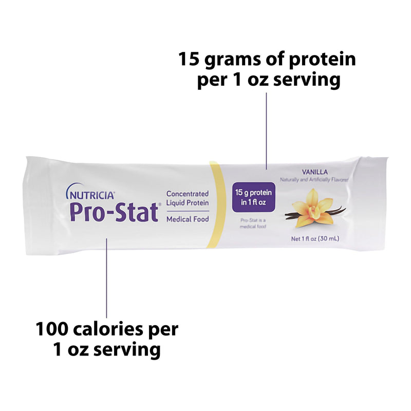 Pro-Stat® Oral Supplement Vanilla Flavor Liquid 1 oz. Individual Packet (625276_CS) 96/CS